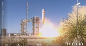 Read more about the article Blue Origin successfully launches its first crewed mission since 2022